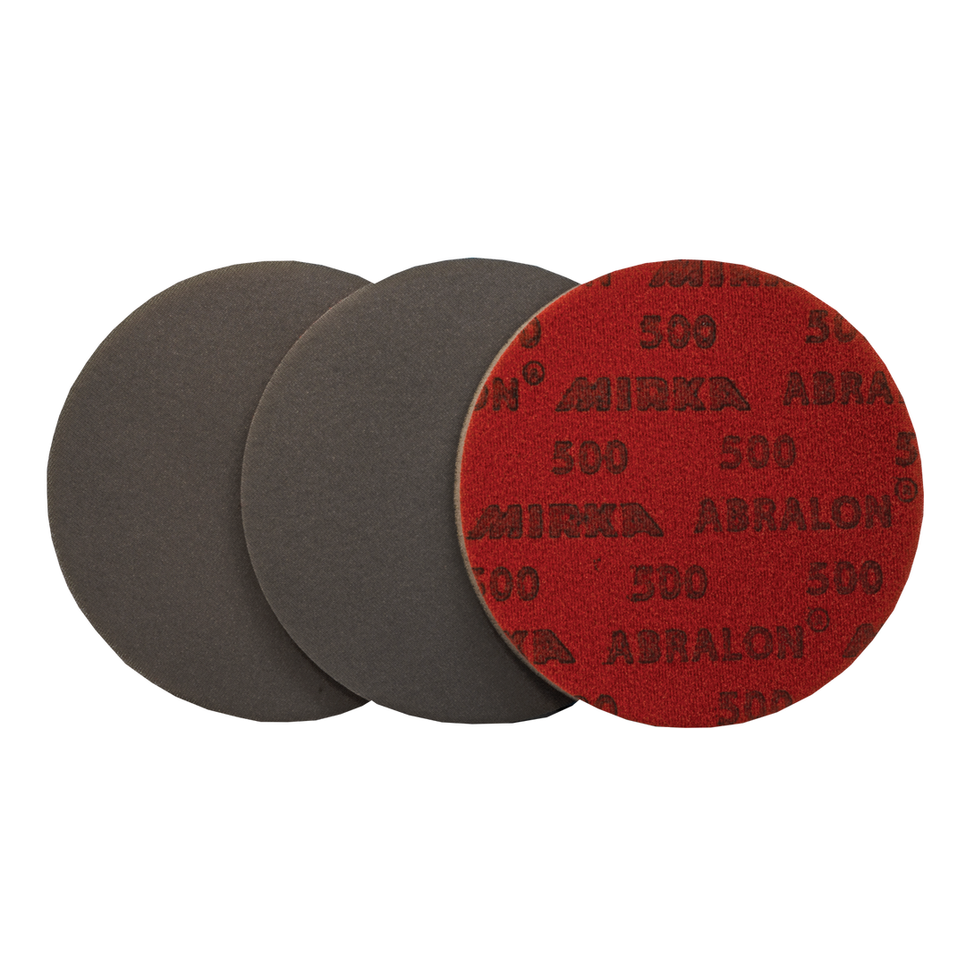 Abralon Sanding Pads showing front and back.