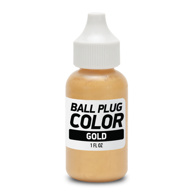 Gold Ball Plug 1 Fluid Ounce Bottle
